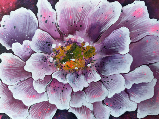 Bloom Within, canvas-taulu, 70 × 50 cm, akryyli