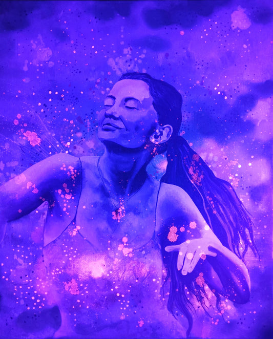 Euphoria, canvas-taulu, 54 × 65 cm, akryyli