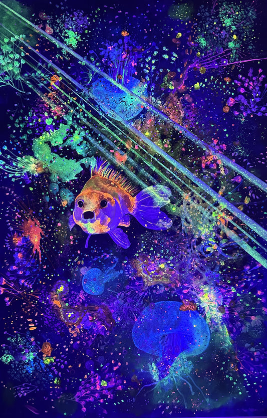 Sintti, canvas-taulu, 85 × 130 cm, akryyli