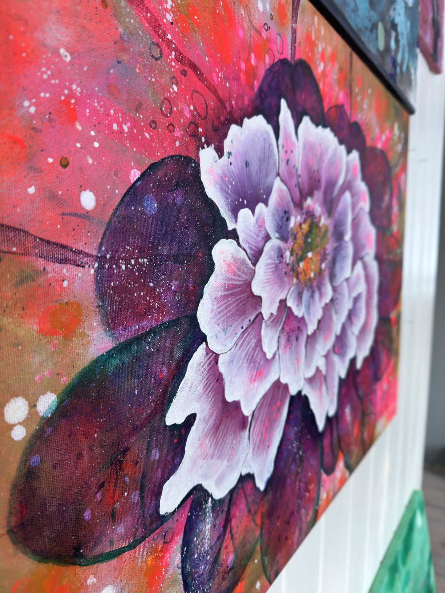 Bloom Within, canvas-taulu, 70 × 50 cm, akryyli