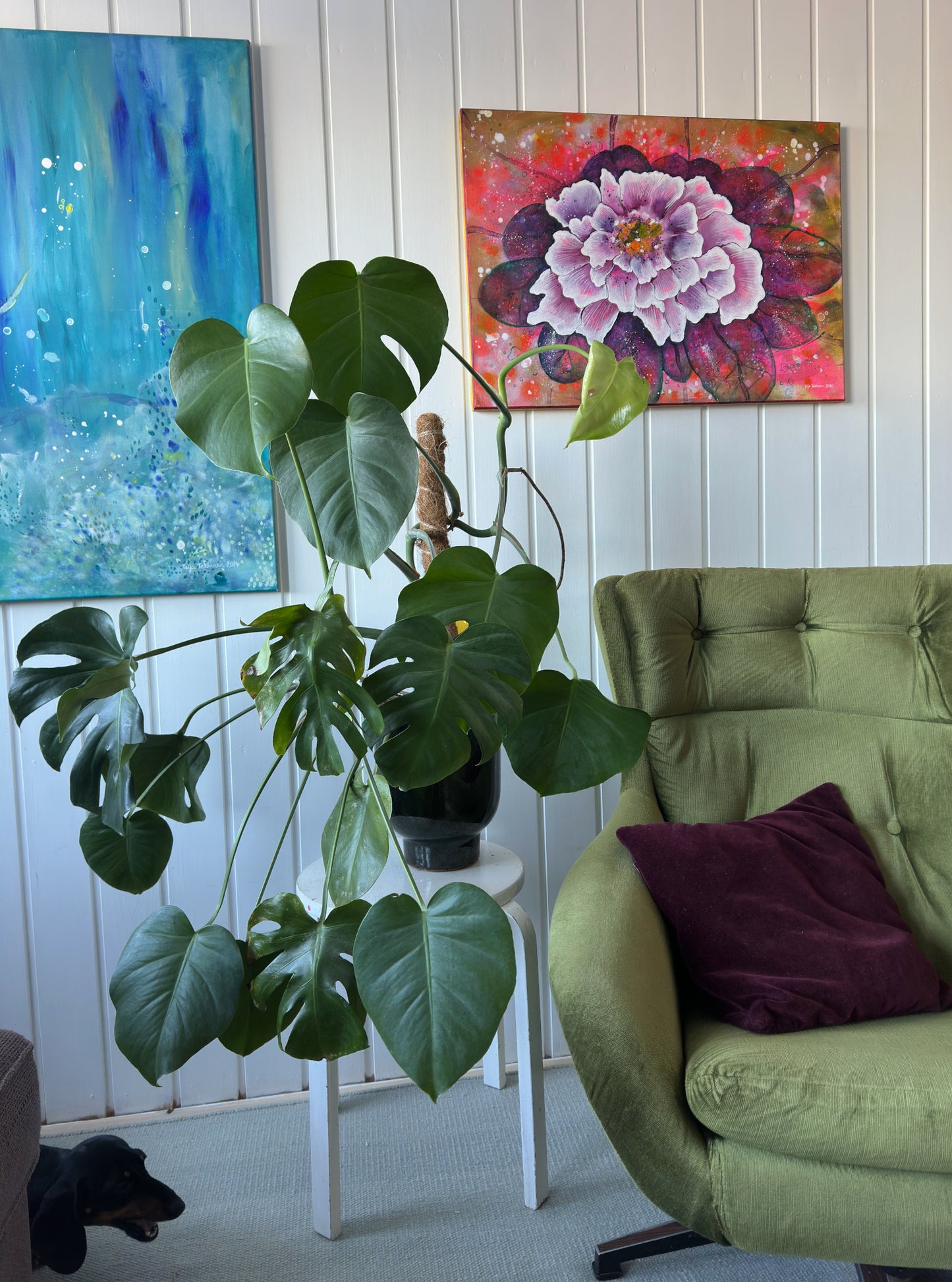 Bloom Within, canvas-taulu, 70 × 50 cm, akryyli