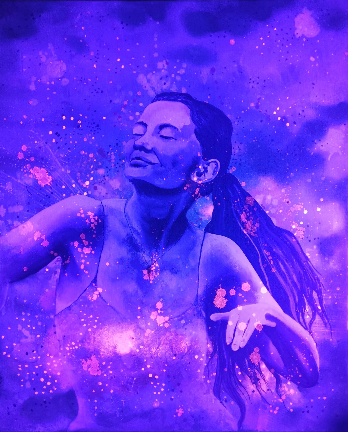 Euphoria, canvas-taulu, 54 × 65 cm, akryyli